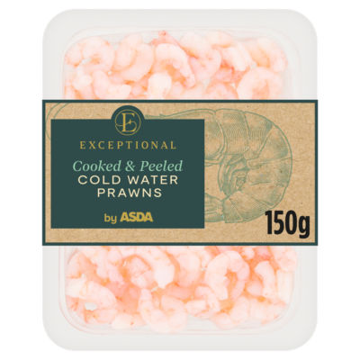 Exceptional by ASDA Cold Water Prawns 150g