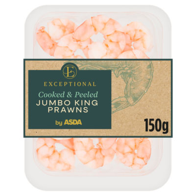 Exceptional by  Cooked & Peeled Jumbo King Prawns 150g thumbnail 2