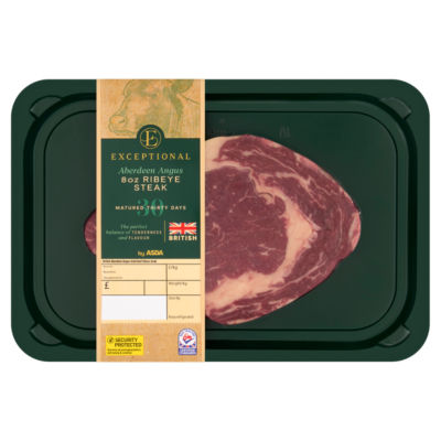 Exceptional by ASDA Aberdeen Angus 8oz Ribeye Steak