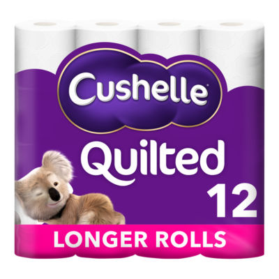 Quilted Toilet Roll 12 Rolls 50% More Sheets thumbnail 2