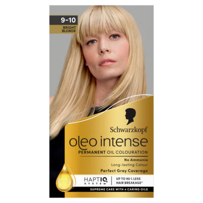 Oleo Intense Permanent Oil Colour 9-10 Bright Blonde Hair Dye thumbnail 2