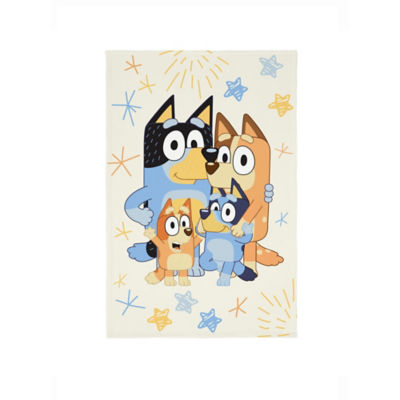Bluey 'Family' Sherpa Blanket - 100cm x 150cm thumbnail 3
