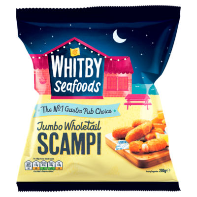 Jumbo Wholetail Scampi 200g
