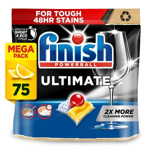 Ultimate All In One Dishwasher Tablets Lemon  - 75 Tabs