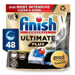 Finish Ultimate Plus Intensive Clean & Shine Dishwasher Tablets Regular - 48 Tabs