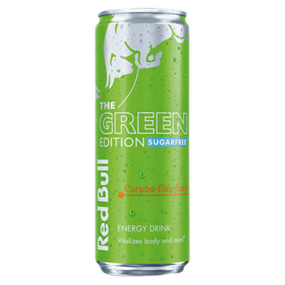 Energy Drink Sugar Free Green Edition Curuba Elderflower 355ml thumbnail 2