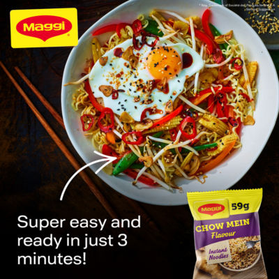 Instant Noodles Chow Mein Flavour 4 x 59.2g thumbnail 3