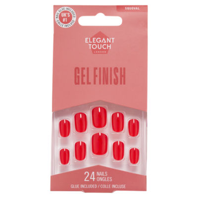 London Gel Finish Pillarbox Red 24 Nails thumbnail 2