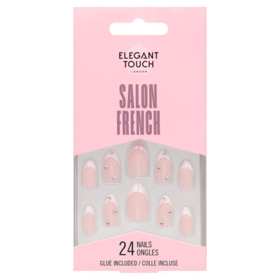 London Salon French 24 Nails No. 128