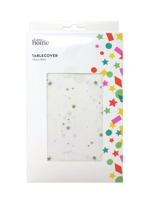 Ditsy Star Paper Tablecover