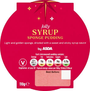Jolly Syrup Sponge Pudding 110g