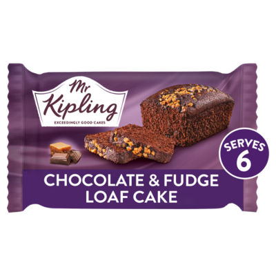 Milk Chocolate & Fudge Loaf Cake 220g thumbnail 2