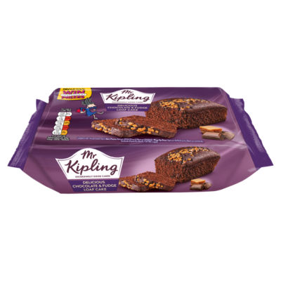 Milk Chocolate & Fudge Loaf Cake 220g thumbnail 4