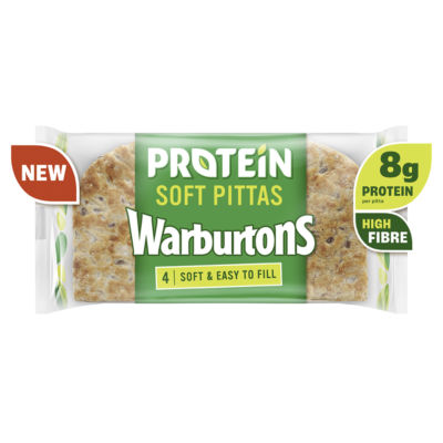 Warburtons 4 Protein Pittas