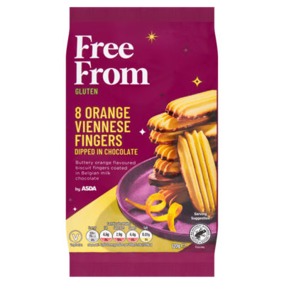 8 Orange Viennese Fingers Dipped in Chocolate 120g thumbnail 2