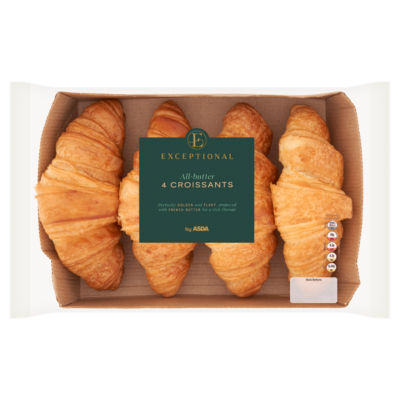 Exceptional by ASDA 4 All-Butter Croissants