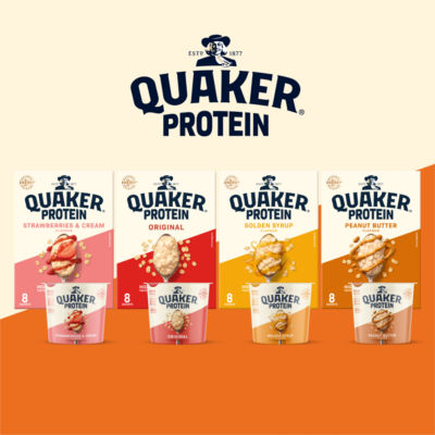 Oats High Protein Strawberries & Cream Porridge Sachets 335g thumbnail 3