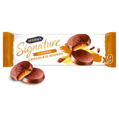 McVitie's Signature Caramel Chocolate Rounds Biscuits