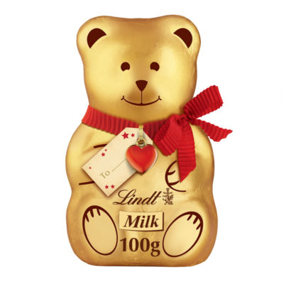 Teddy Milk Chocolate with Gift Tag 100g