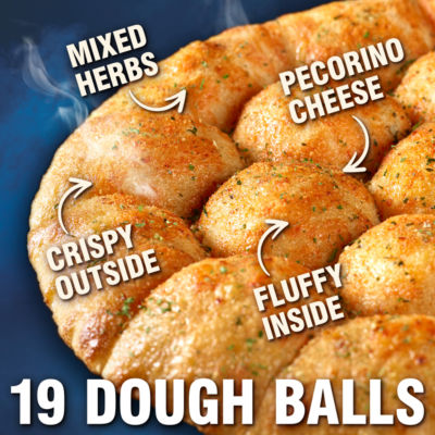 19 Ultimate Tear 'N Share Cheesy Dough Balls Stuffed with Cheesy Sauce 480g thumbnail 4