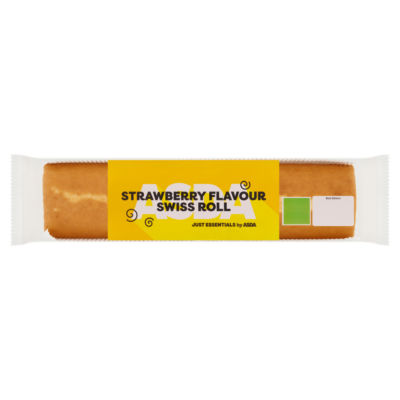 Just Essentials Strawberry Flavour Swiss Roll 365g thumbnail 2