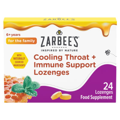 Zarbee’s Cooling Throat + Immune Support Lozenges 24 Count thumbnail 2