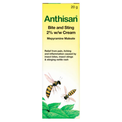 Mepyramine Maleate Bite and Sting 2% w/w Cream 20g thumbnail 2