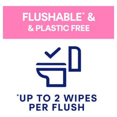 Fresh & Sensitive Moist Toilet Tissue Flushable Hygiene wipes 30 wipes. thumbnail 3