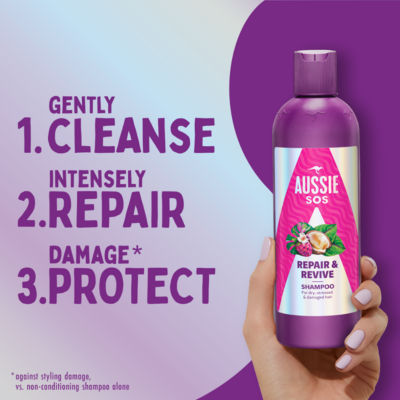 SOS Repair & Revive Shampoo 300ml for Dry, Stressed and Damaged Hair thumbnail 3