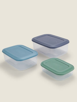 3 Piece Rectangular Food Storage Set thumbnail 2