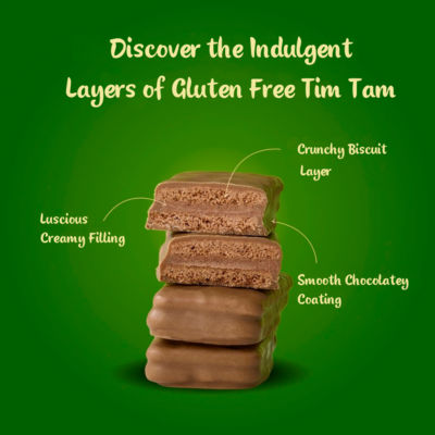 Tim Tam Gluten Free Original Biscuits 150g 9 per pack thumbnail 3