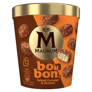 Magnum Bonbon Salted Caramel & Almond Ice Cream Frozen Snack 204ml