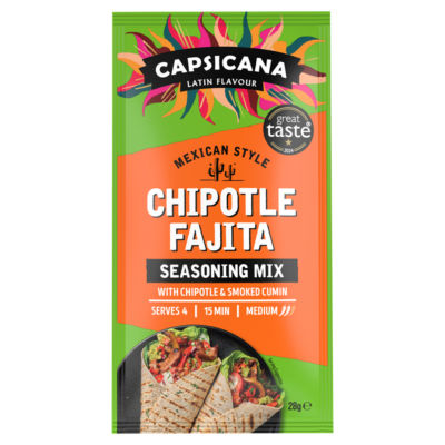 Capsicana Mexican Smoked Cumin & Chipotle Fajita Seasoning Mix Medium/Hot