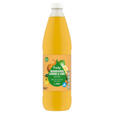 Fruity Mandarin, Lemon & Lime Squash 1 Litre thumbnail 2