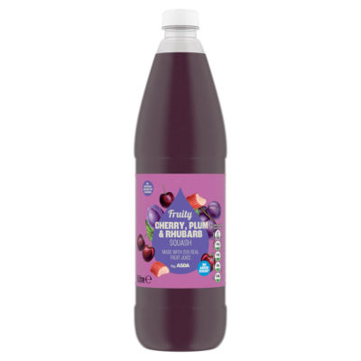Fruity Cherry, Plum & Rhubarb Squash 1 Litre thumbnail 2