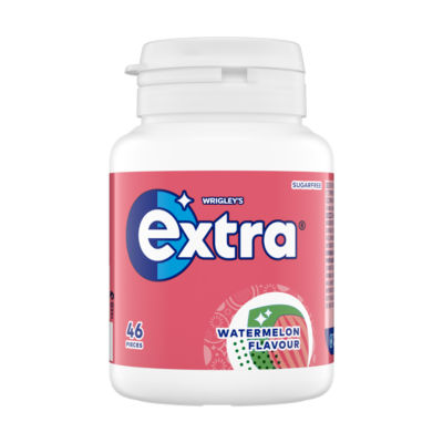 Extra Watermelon Flavour Sugarfree Chewing Gum Bottle