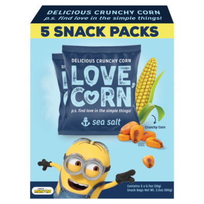 Sea Salt Delicious Crunchy Corn 5 x 20g Multipack thumbnail 2