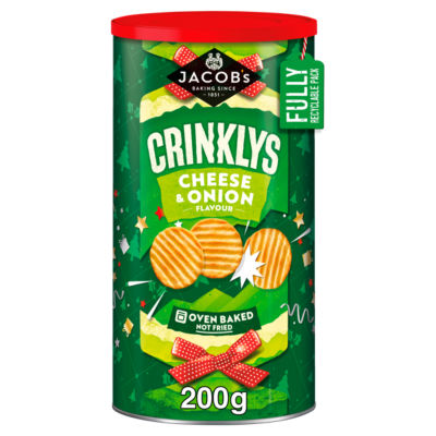 Crinklys Cheese & Onion Caddy 200g thumbnail 2