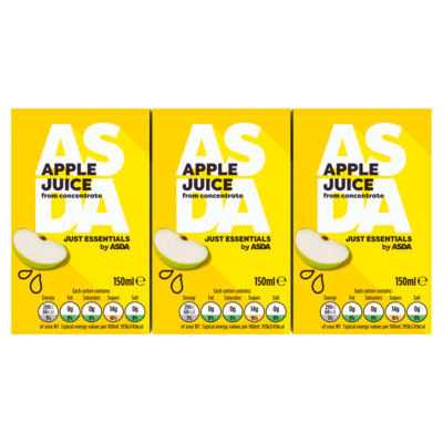 Just Essentials Apple Juice from Concentrate 150ml thumbnail 2
