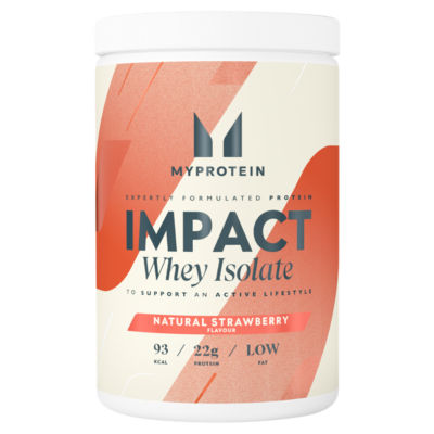 Impact Whey Isolate Natural Strawberry Flavour 480g thumbnail 2