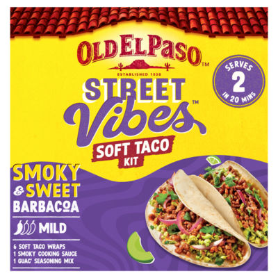 Street Vibes Barbacoa Soft Taco Kit 255g