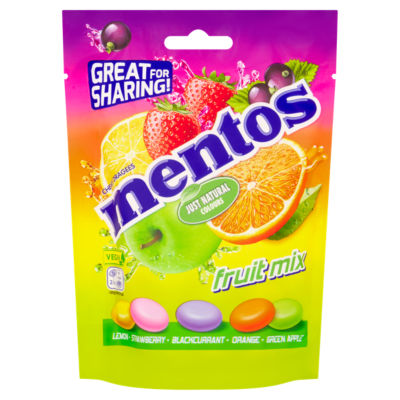 Mentos Fruit Mix Pouch Bag