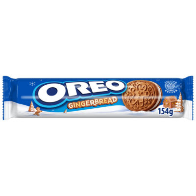 OREO Gingerbread Flavour Limited Edition Sandwich Biscuits 154g thumbnail 2