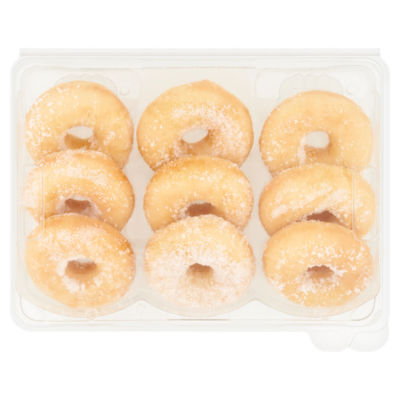 Sugar Mini Ring Donuts 9pk thumbnail 2