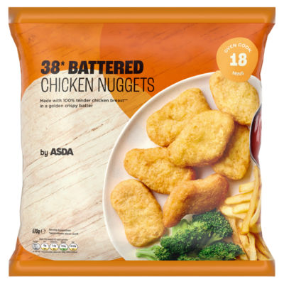 38 Battered Chicken Nuggets 670g thumbnail 2