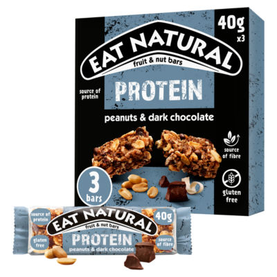Eat Natural Protein Packed Peanuts & Chocolate Bars