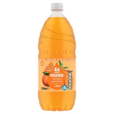 Quadruple Strength Orange Squash 1.5 Litres thumbnail 2