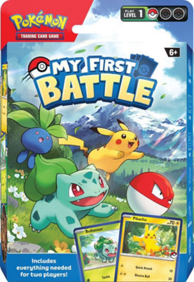 My First Battle - Bulbasaur vs Pikachu / Charmander vs Squirtle thumbnail 2