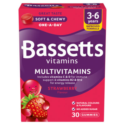 Multivitamins Strawberry Flavour Gummies 3-6 Years thumbnail 2
