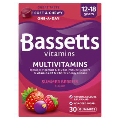 Soft & Chewy Multivitamins Summer Berries Flavour 30 Gummies 12-18 Years thumbnail 2